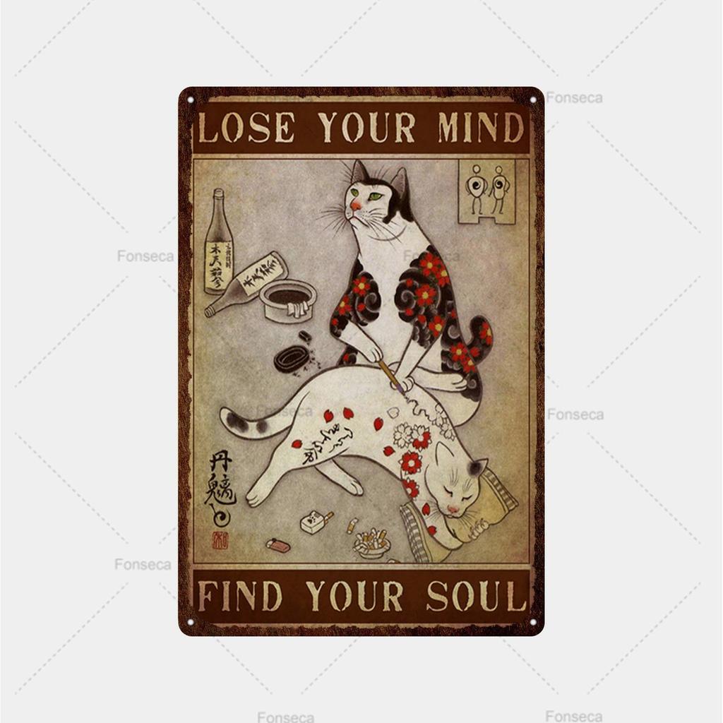 Język migowy zwierząt Kolorowy metalowy znak Dekoracja pokoju Bar Plakat ścienny Puszka Retro Zardzewiały napój Żelazo Piwo Dekoracja hotelu