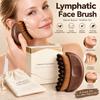 Lymphatic Contour Face Brush - Walnut Wood Lymphatic Drainage Facial Sculpting Brush Natural Wood Skincare Massage Tool