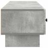 TV Stand Concrete Grey 147 x 34.5 x 30 cm Engineered Wood