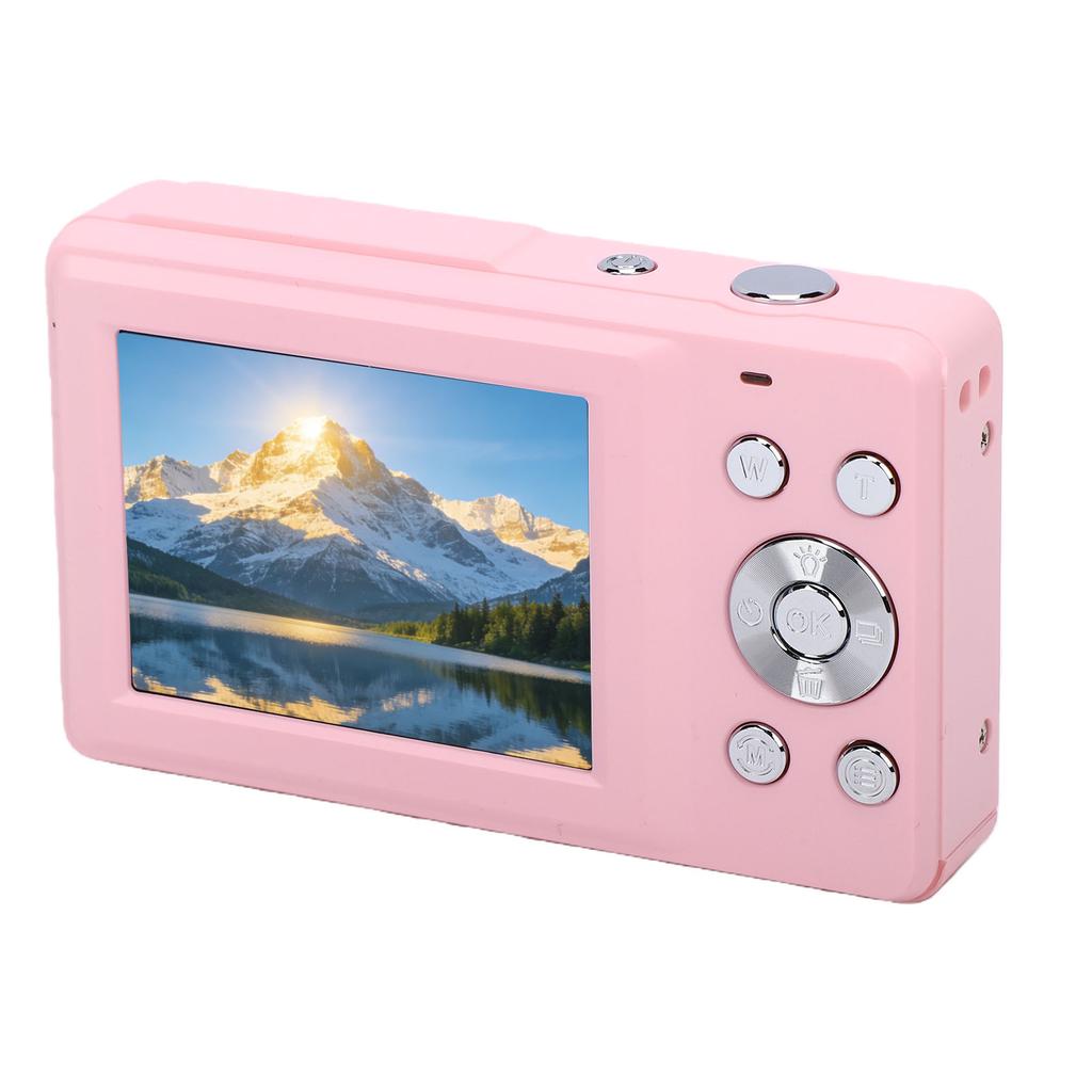 FHD 1080P Digital Camera 44MP 16X Zoom Anti Shake Portable Camera with 2.4inch Screen Smile Detection for Boys Girls