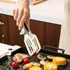 Stainless Steel Food Tongs Non-Slip Ergonomic Kitchen Tongs for BBQ Salad Pasta Heat-Resistant Dishwasher Safe Essential Cooking Utensil