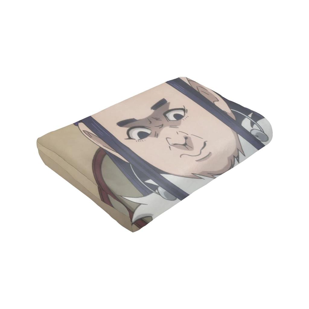 Golden Kamuy Fluffy Flannel Stylish Washable Throw Warm and Blanket, Blanket, All-Season Blanket, Cute, 100125cm (50"x40")