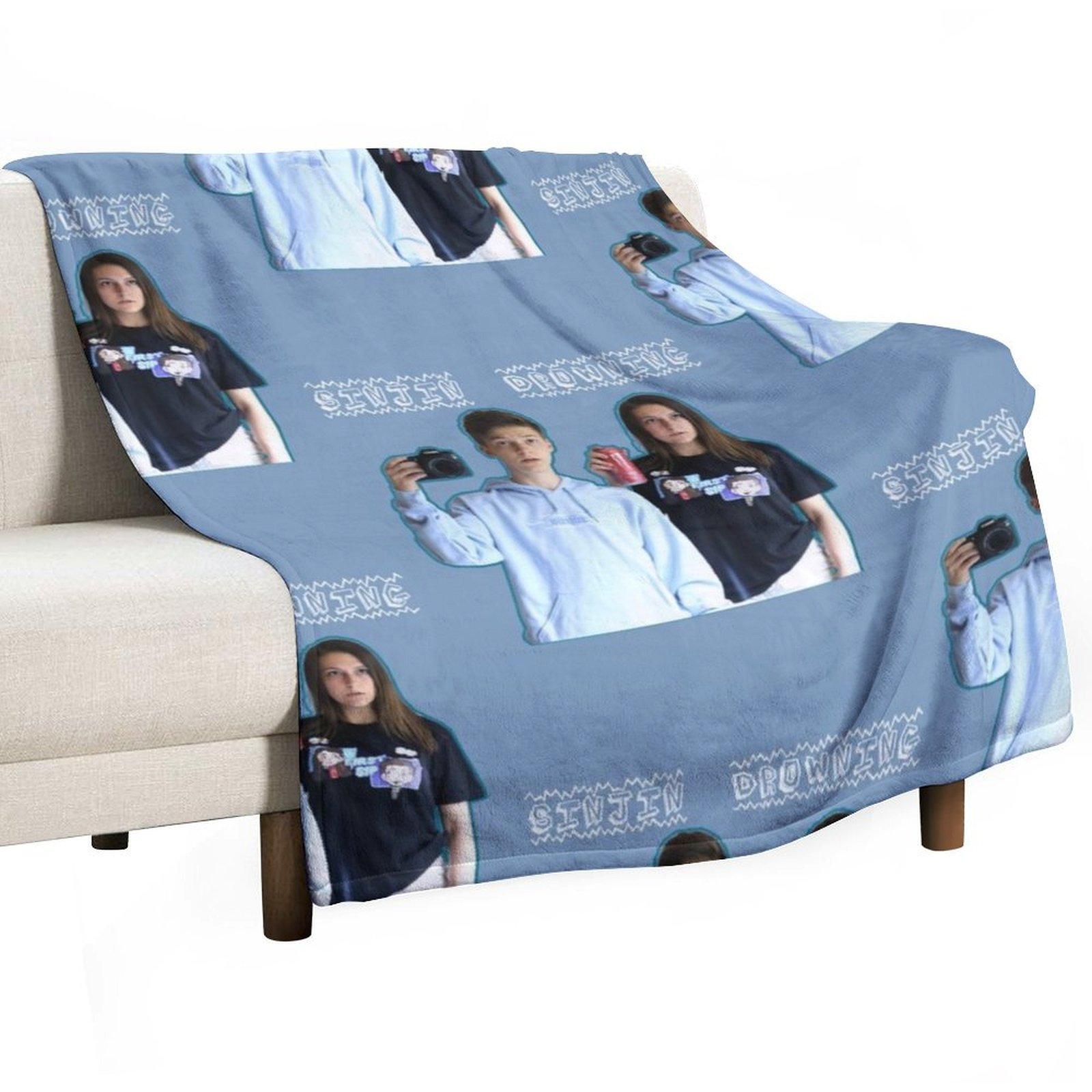Плед Sinjin Drowning Пушистые пледы и покрывала Диван-кровать Пледы для дивана 30x40in