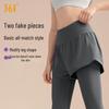361° Women's Faux Two-Piece High-Waist Sports & Yoga Pants