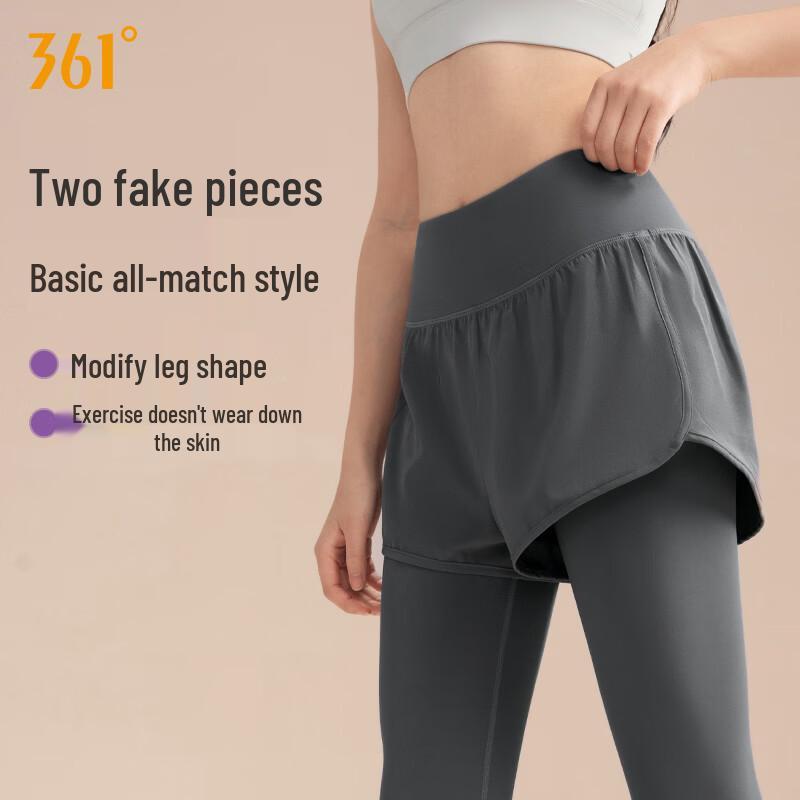 

Женские спортивные брюки и брюки для йоги 361° с имитацией двойки и высокой талией S