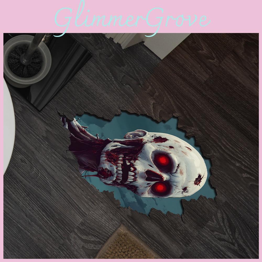 Horror Halloween Zombie Floor Stickers Bedroom Living Room Home Decoration