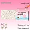Cassava Cat Litter, Cherry Blossom White Tea, 20kg – Deodorizing, Nearly Dust-Free, Easy Clumping, Odor Control.