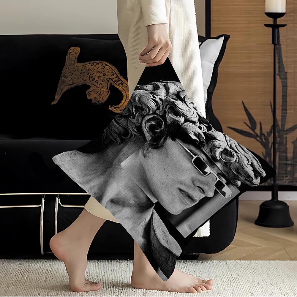 Sculpture David Popolo Art Cushion Cover Decorative Pillow Sofa Home Decor Case Pillow Cases
