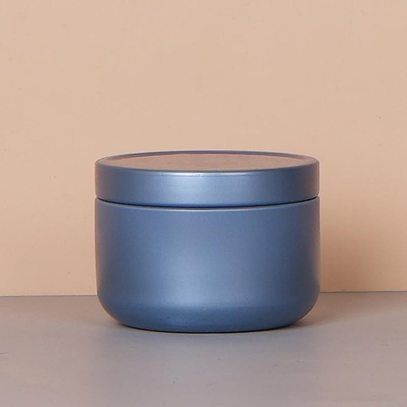 Tea Sealed Box Tea Packaging Jar Round Iron Tinplate Frosted Tea Container Vintage Tea Box Jewelry Candy Small Storage Can