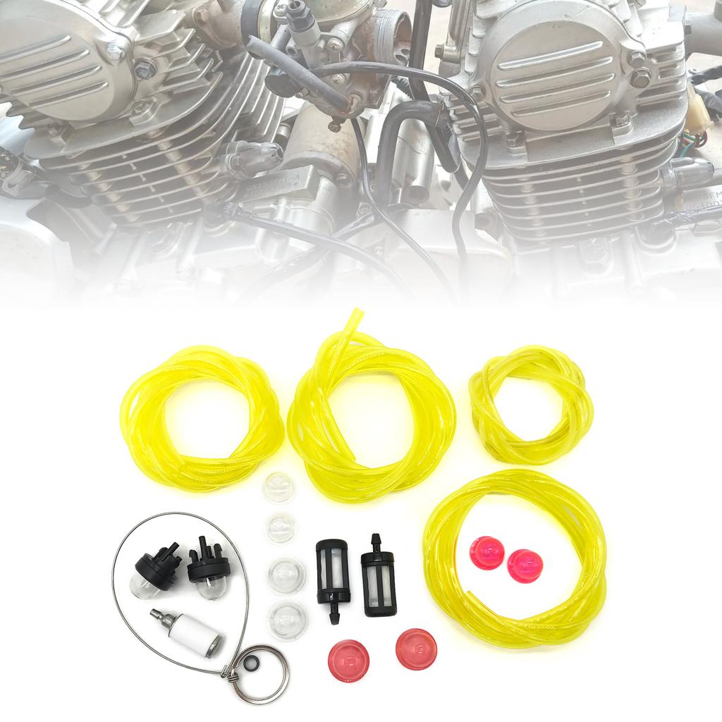 Air Filter Primer Bulb Fuel Filters Fuel Hose for Spark Plug For Chainsaws Blowers Pressure Washers Garden Tools Service