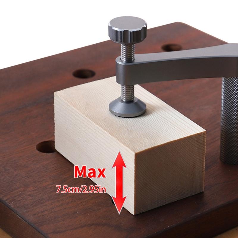 Benches Dog Clamp Hold Down Clamps Adjustable Benches Clamps Nonslip Woodworking Clamp For 19mm Holes