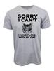 Sorry, dat kan ik niet. Ik heb plannen met mijn kat Grafisch T-shirt