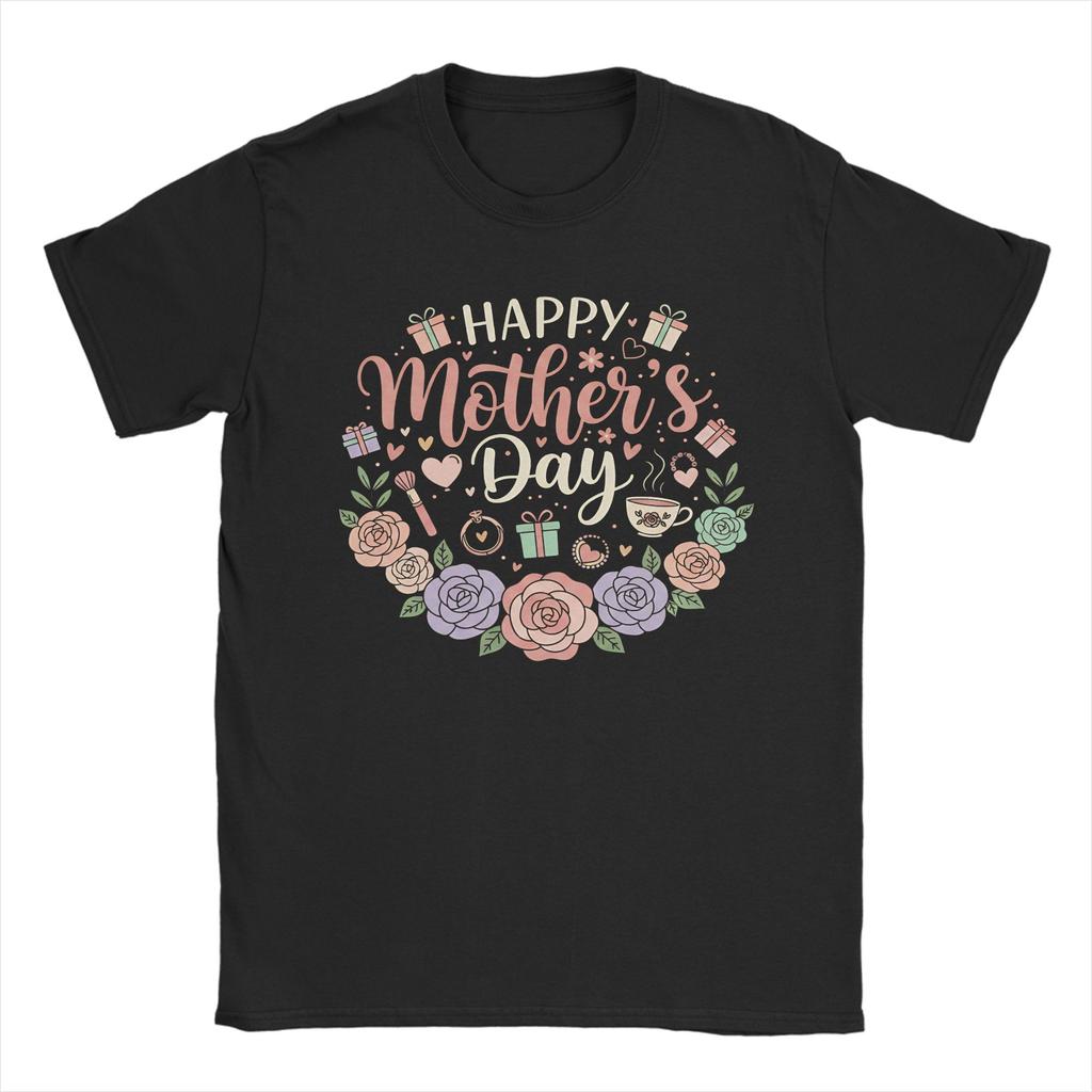 Happy Mothers Day Apparel Unisex Women T Shirts Cotton Tee Graphic Printed Tshirt Clothing