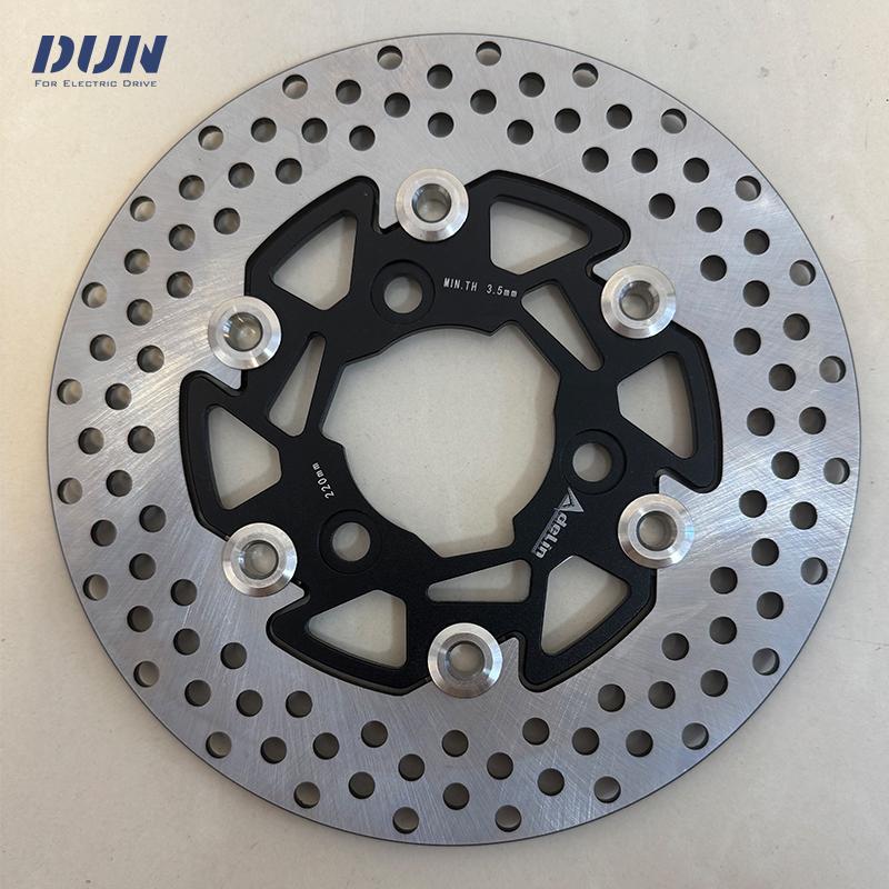 220mm Width 3.5mm Thickness CNC Aluminum Alloy Floating Disk Motorcycle Adelin Brake Disc for Electric Hub Motor