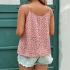 Women's summer vest season plus size casual sleeveless printed suspender vest