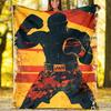 boxing Theme Printed Blanket,Perfect for Couch, Bed, Travel & Outdoor Use | Machine Washable, Cozy & Durable.