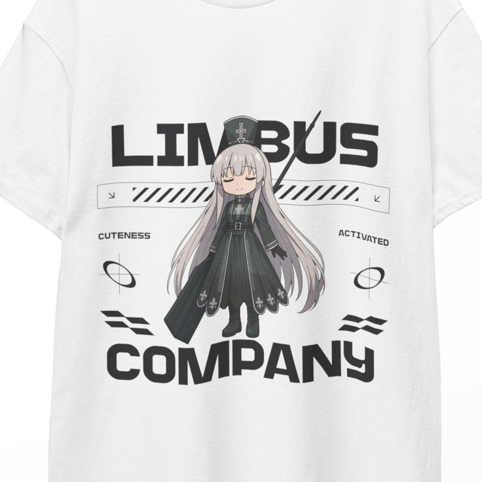 Футболка Limbus Company Ишмаэль Родион Харон Синклер Хитклифф Мёртвый Сон Аниме Геймер Футболка Постер Стикер Косплей Мерч Limbus Идея для подарка 3XL