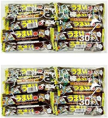 Yaokin Umaibo Chocolate 30 Pieces X 2 Bags (60 Pieces)