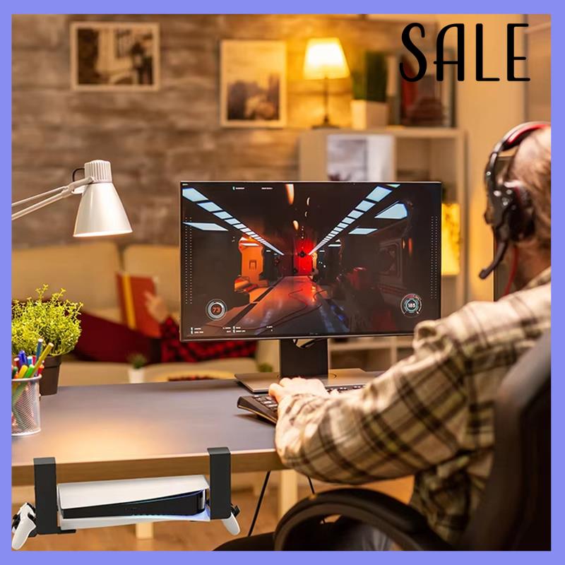 

Under Table Hanging Holder For PS5/For PS5 Slim Game Console Stander Bracket Earphone Gamepad Desktop Game Controller CNIM Hot чёрный