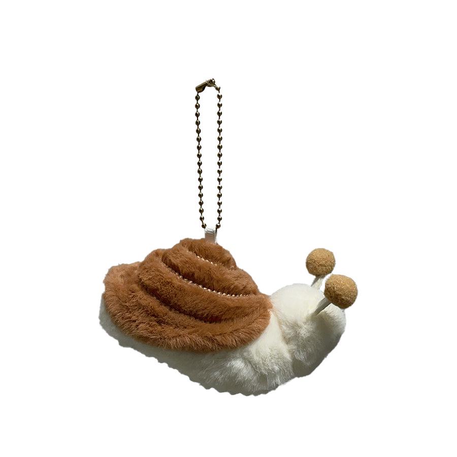 Cartoon Snail Plush Pendant Toy - Kids' Claw Machine Prize or Kindergarten Gift