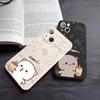 Animation Fashion Soft Lovely Phone For Iphone XS 7 Plus 6 14 Max X 12 13 11 6s 8 Mini Pro XR Silicone Silicon TPU Straight Soft Case Cover