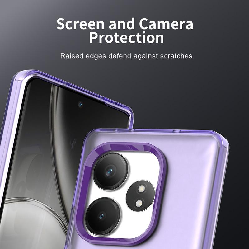 Shockproof Matte Translucent Phone Case For Realme GT6 GT 6T for Magsafe Wireless Charge Back Cover For Realme GT Neo 6 SE Cases