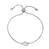 18K Gold Letter Knot Bracelet: Japanese-Korean Fashion for Women