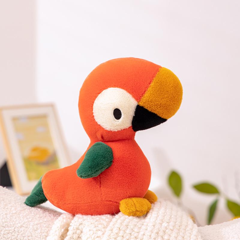 Colorful Toucan Parrot Plush Toy Stuffed Animal Zoo Souvenir Ornament Gift