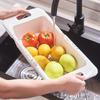 Retractable Double-Layer Kitchen Sink Drain Basket