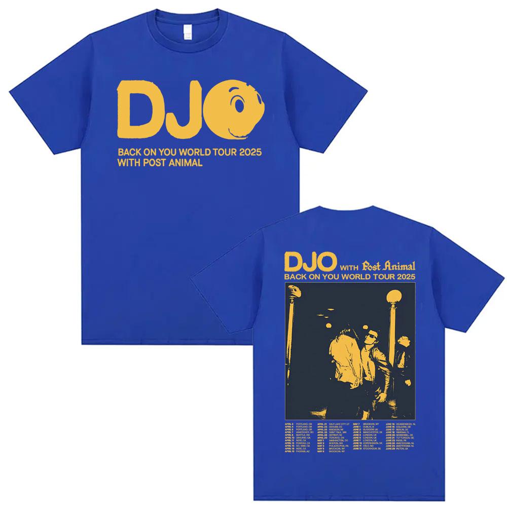 Djo Back on You World Tour Graphic Tshirts Unisex Women Clothing Fashion High Street Tshirt Casual Cotton Oversized Y2K Top