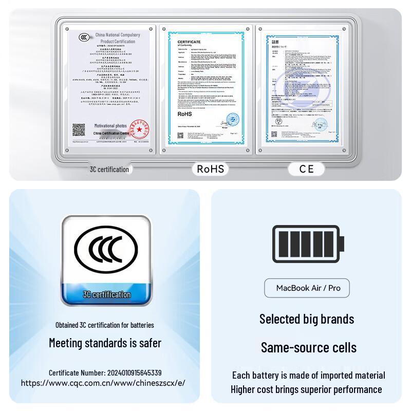 Llano Apple MacBook Laptop Battery A1417 A1398