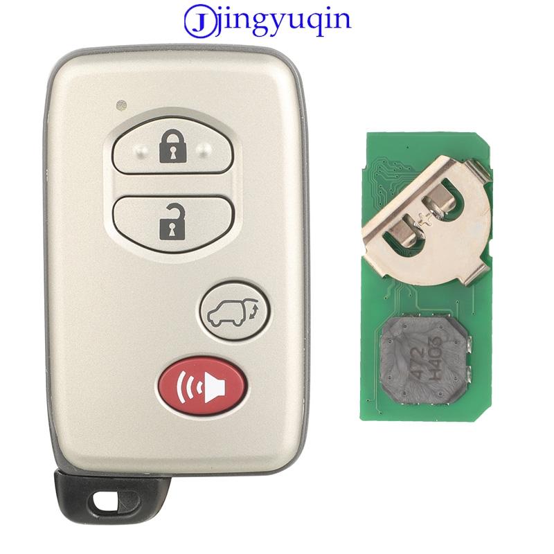 jingyuqin Пульт для автомобиля Toyota Land Cruiser Prado 2010-2017 Умный ключ 89904-60561 314 МГц HYQ14ACX Полный контроль 4buttons