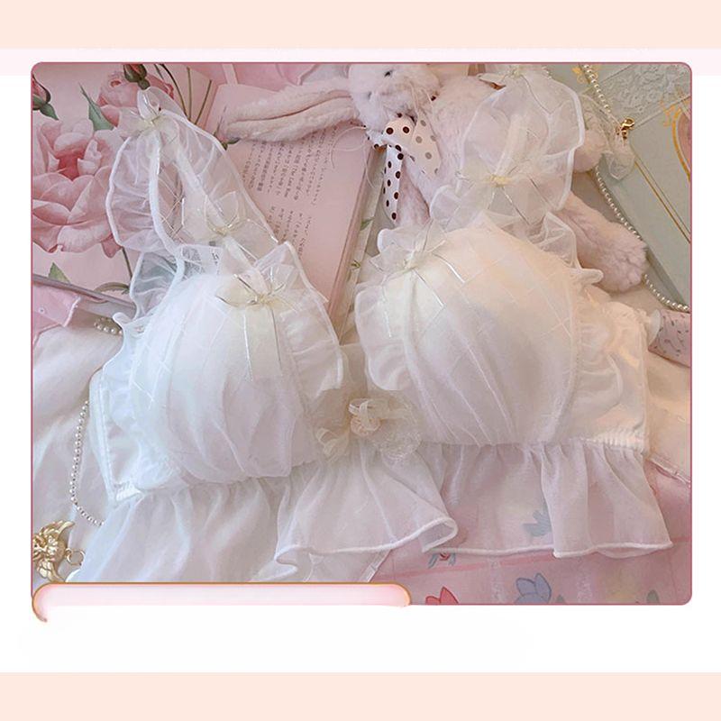 Girls Bras Wireless Lace Underwear For Women Push Up Lingerie Simple Bras