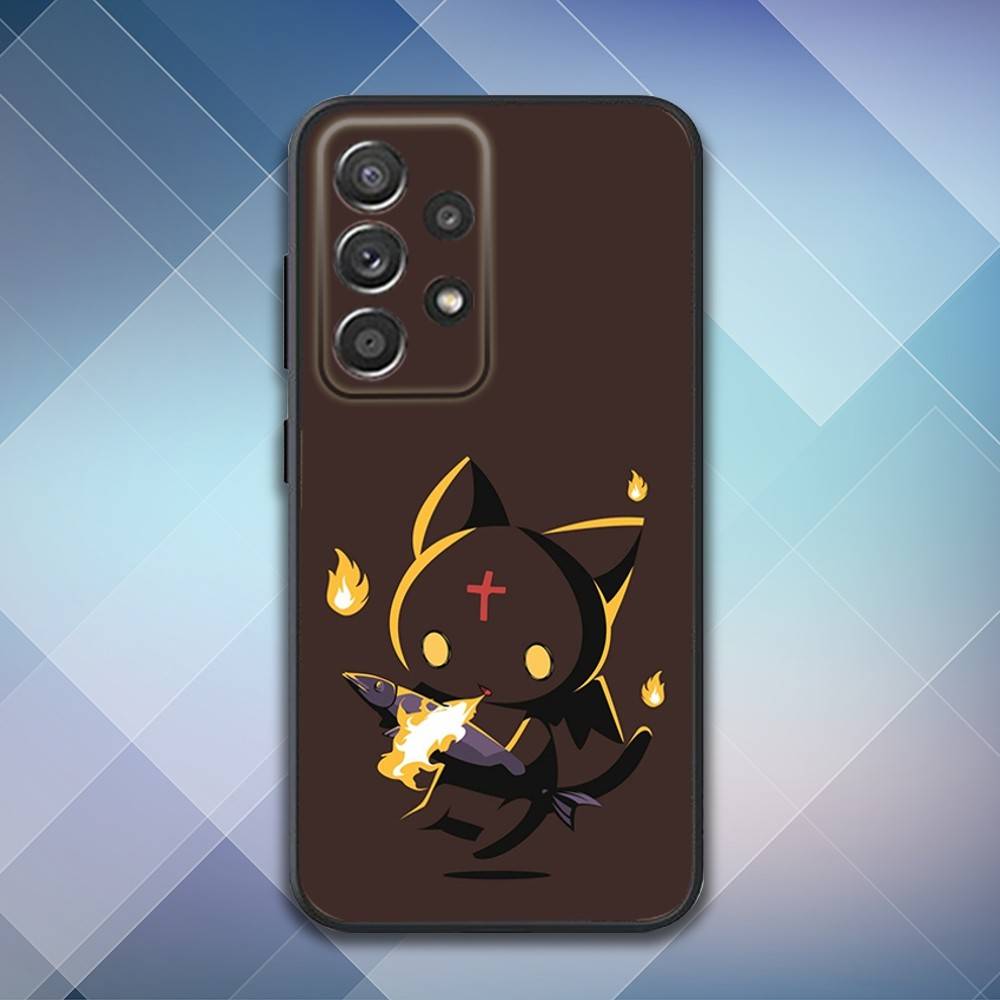 Megumin Anime K-KonoSubaS Phone Case For Samsung S25,S24,S21,S22,S23,S30,Ultra,S20,Plus,Fe,Lite,Note,10,9,5G Black Cover