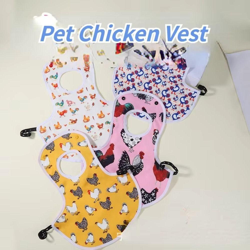 Protecting Feathers Chicken Saddle Apron Back Protector Chicken Harness Vest Hen Apron  Pet Clothes