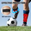 Loogdeel Soccer Shin Guards,Shin Pads for Boys Girls Teenagers Lightweight Football Calf Protective Gear Cushion Reduce Shocks 1