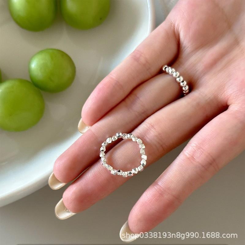 Tourmaline Vintage Stylish Pearl Ring For Women Beautiful Geometric Design