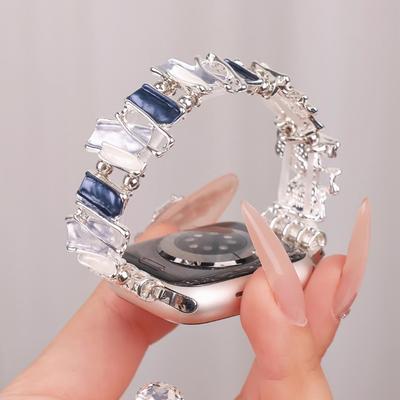 Dopamine Strap For Apple Watch 11 10 9 8 7 6 5 4 SE UItra 2 Geometric Lady Metal Bracelet for iWatch 42mm 40 38 41 49 45 44mm