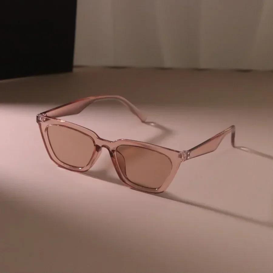 Óculos de Sol Olho de Gato Vintage Para Mulheres Homens Moda Retrô Minimalista Elegante Feminino Masculino