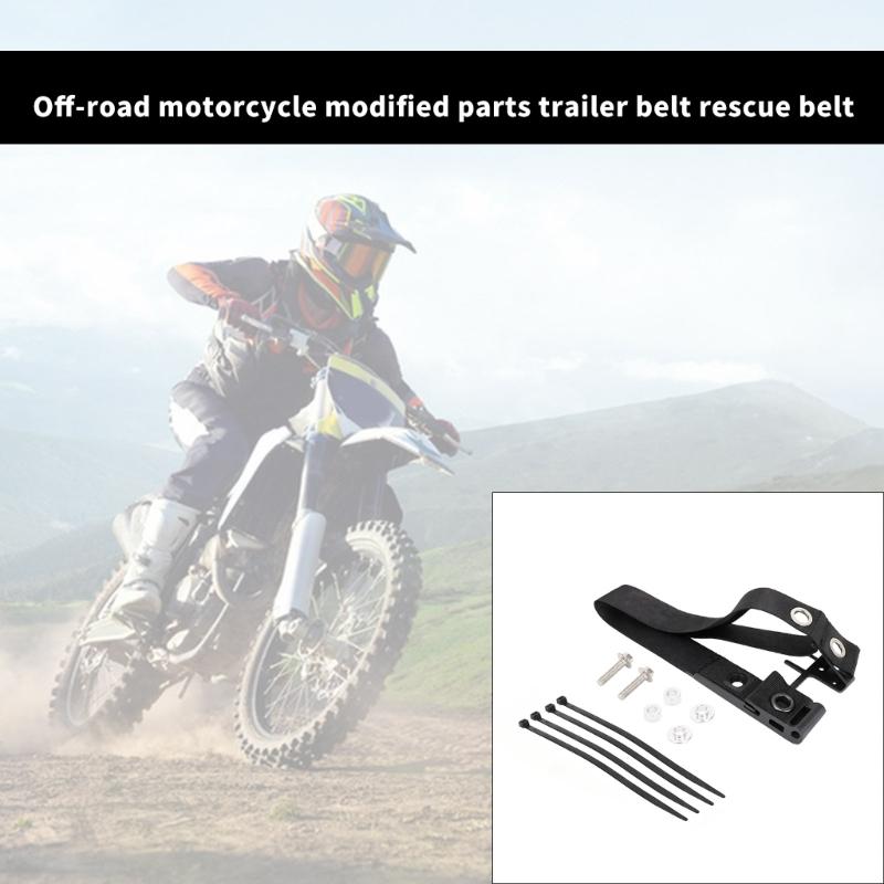 Quick Setups Recovery Strap for Motorcycle Emergency Towing Strong Nylon Material Lightweight Portable for Outdoor Use