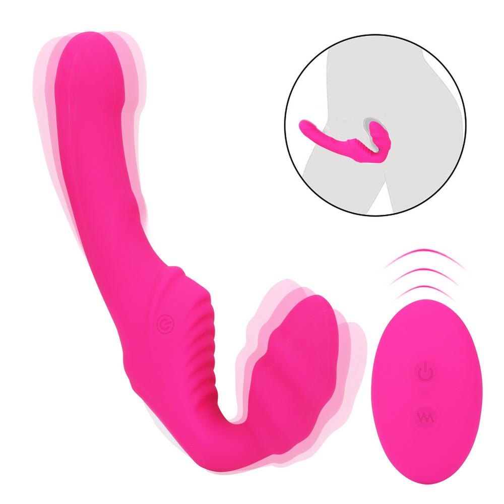 Dual Head Vibrator 9 Mode Silicone Prostate Massage Remote Control Sex Toys for Female Lesbian AV Magic Wand