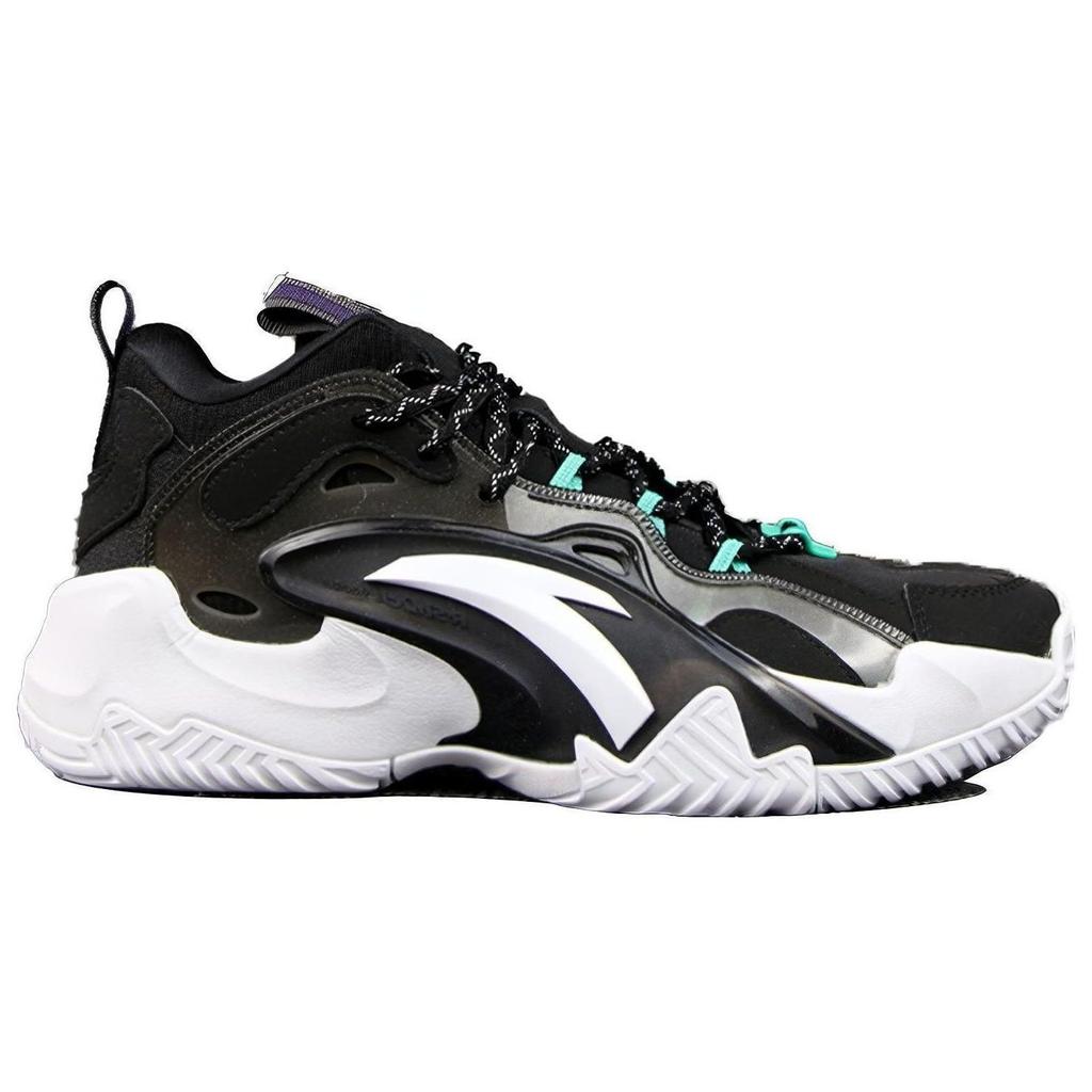 Anta Air Space 3 UFO Basketball Shoes Men Sneakers Black White 112111806-2