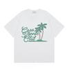 Casablanca Streetwear T-Shirt Men Women Loose Fit Short Sleeve Casual Tee High Street Style