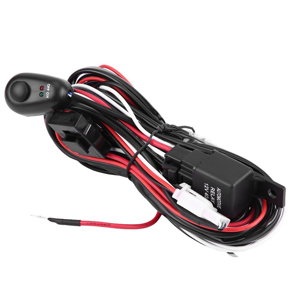 Car 180W Power Switch and Wiring Harness Kit for LED Light Bar(#1)