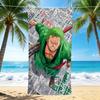 1Pc Zoro'S Adventure City Beach Towel, Quick Dry, Multi-Use for Beach Pool Gym Yoga Home Travel, Christmas, Halloween, Xmas Gift M929387