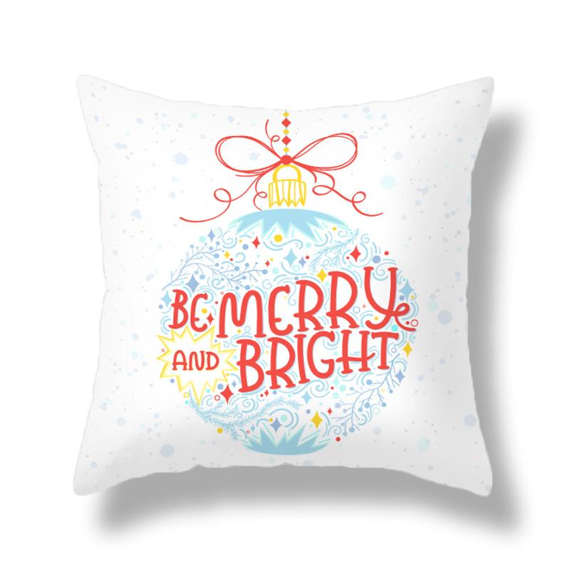 Christmas Pillowcases Homewares Nordic Christmas Cartoon Digital Print Pillowcases