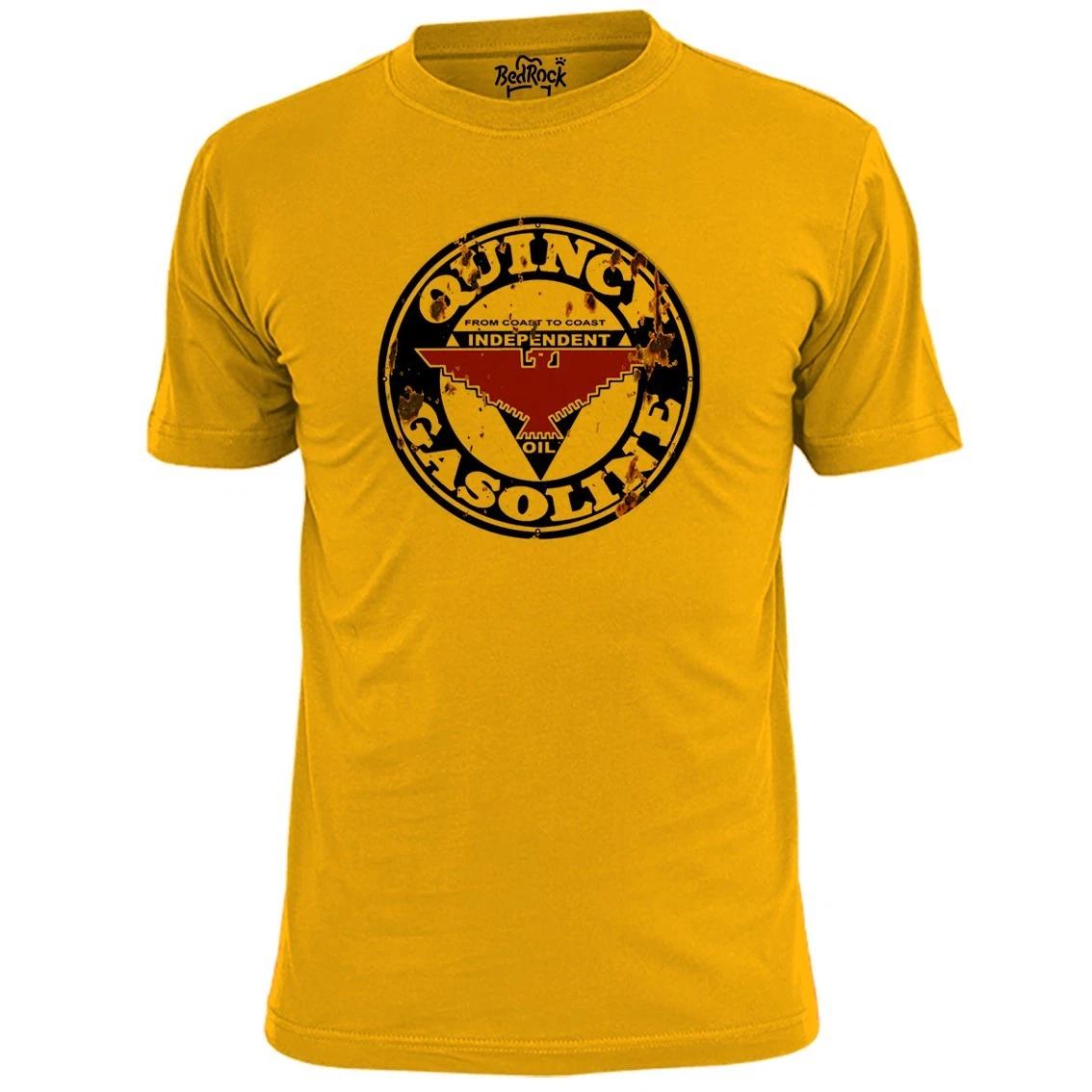 

Mens Quincy Gasoline Distressed T shirt Oil Motoring S
