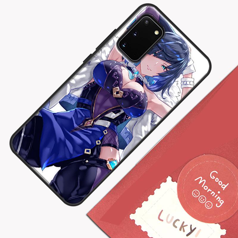 Yelan Genshin Impact Phone Case For Samsung Galaxy S24 S26 Ultra S20 S21 S22 S23 S25 Plus S10 S25 FE Cover Shell