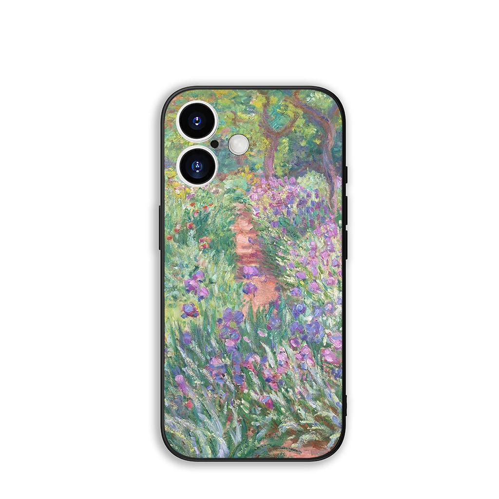 Pour Samsung Galaxy A36 A17 A26 A07 A35 A54 A53 A13 A33 A34 S8 S20 S21 FE S10 Plus Coque Claude Monet Impressionnisme Nénuphar Chat