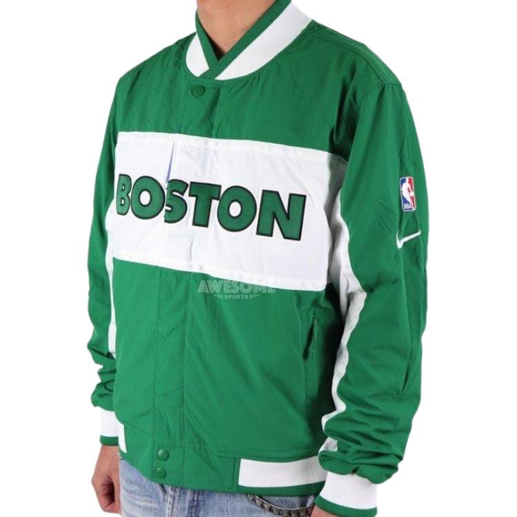 Nike Jackets Men's Green Baseball Collar Moderate Pilot AQ8128-312